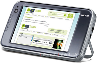 Illustration for article titled Nokia N810 Internet Tablet Shots Surface and Whoa, It's Sexy